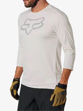 Fox Racing Men Flexair PolarTec Mountain Biking Jersey MEDIUM Activewear Outdoor